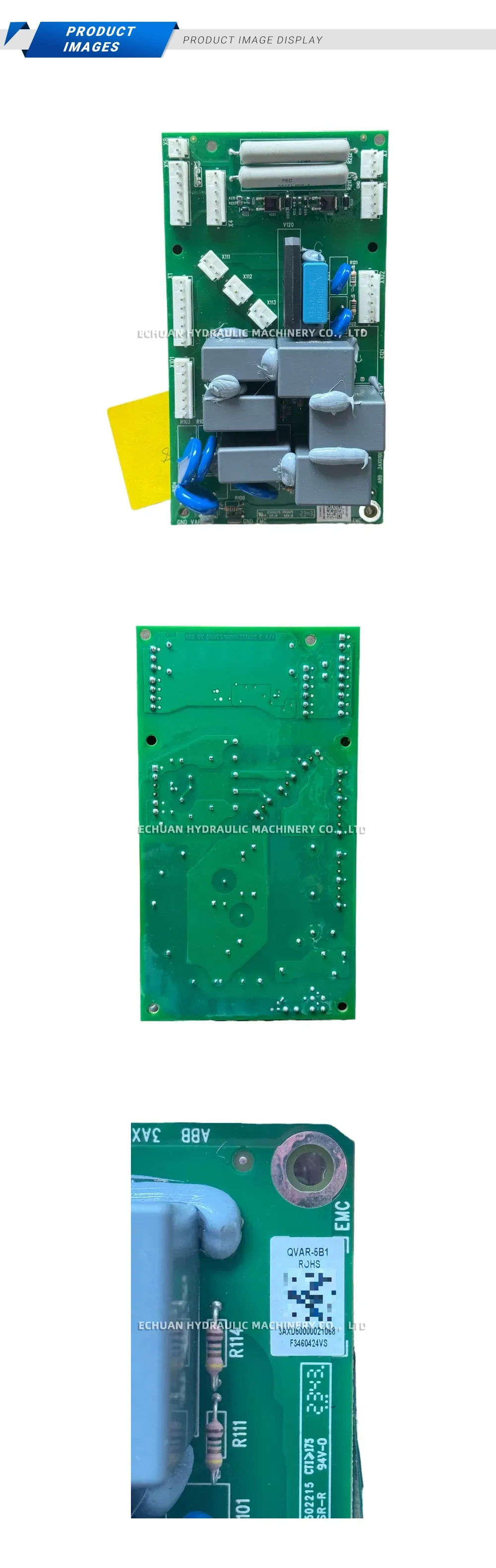 ABB QVAR-5B1 Control Board / PCB Assembly Description