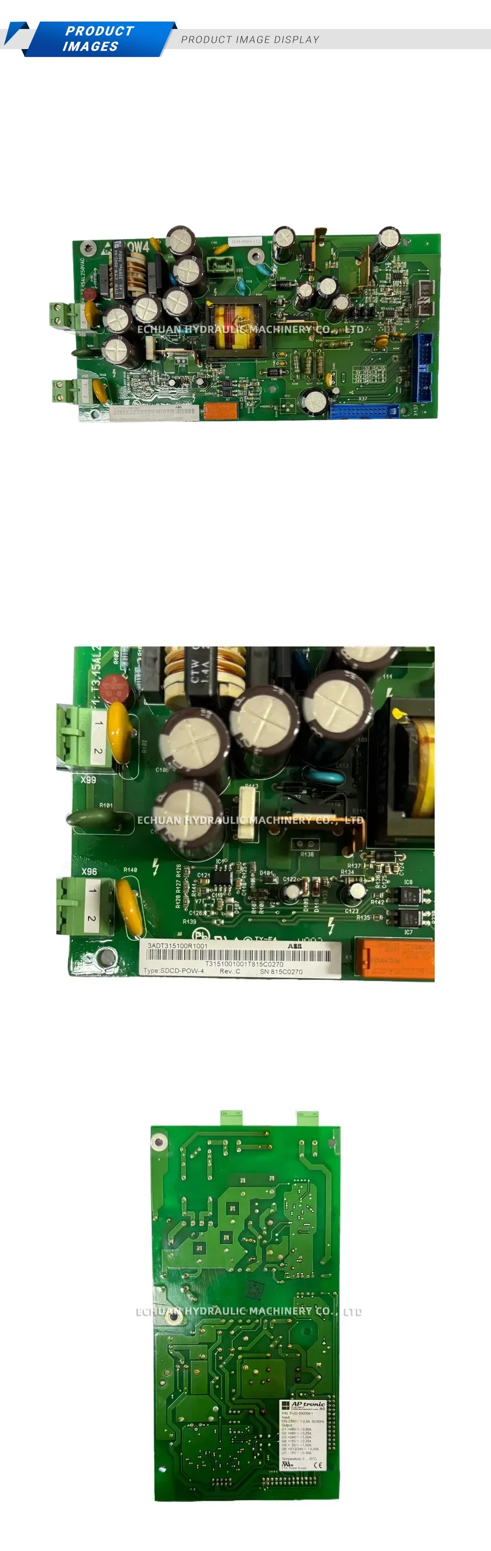 ABB SDCD-POW-4 Power Supply Board Description