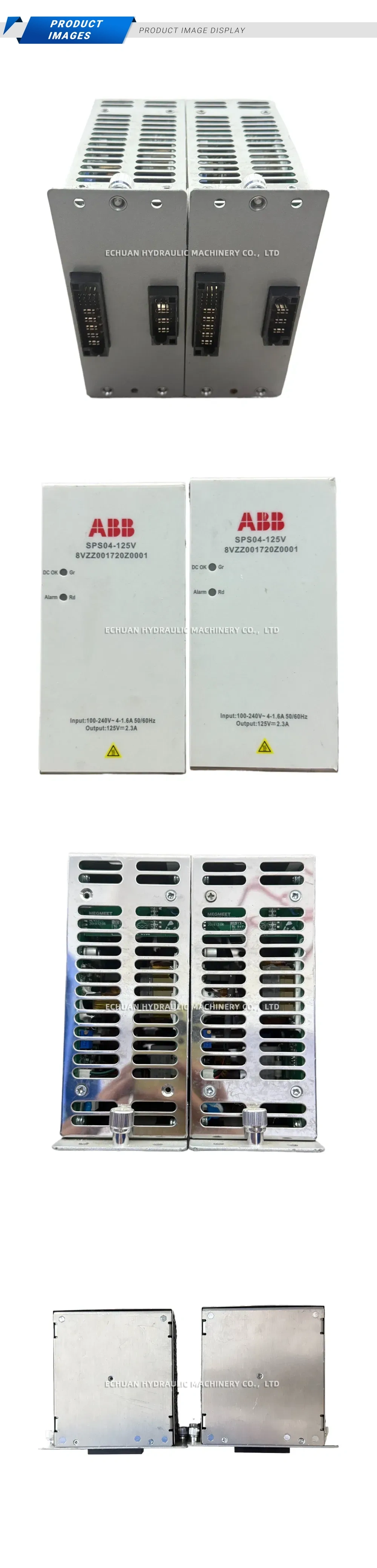 ABB SPS04-125V Power Supply Module Description