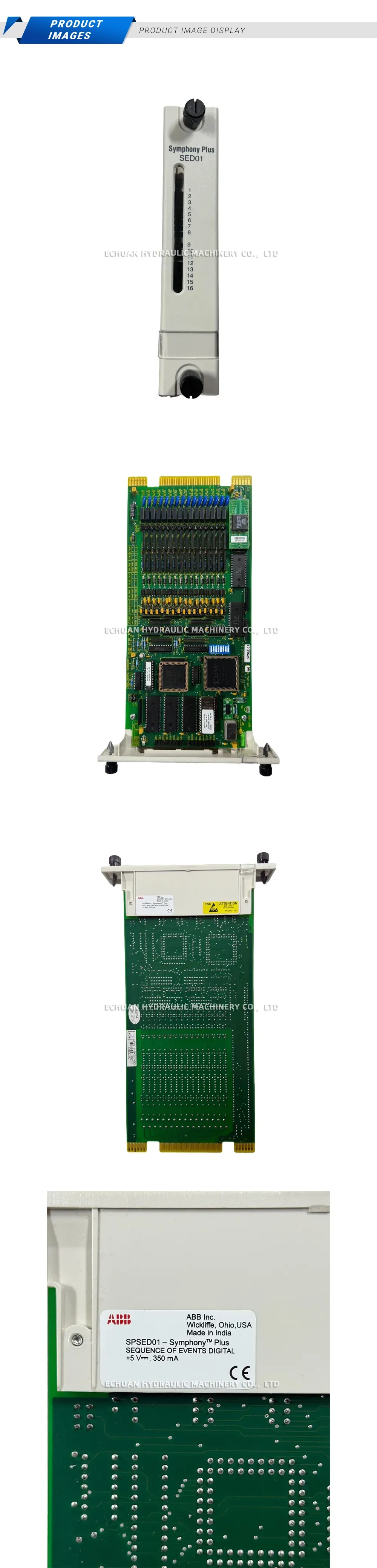 ABB SPSED01 Sequence of Events Digital Module Description