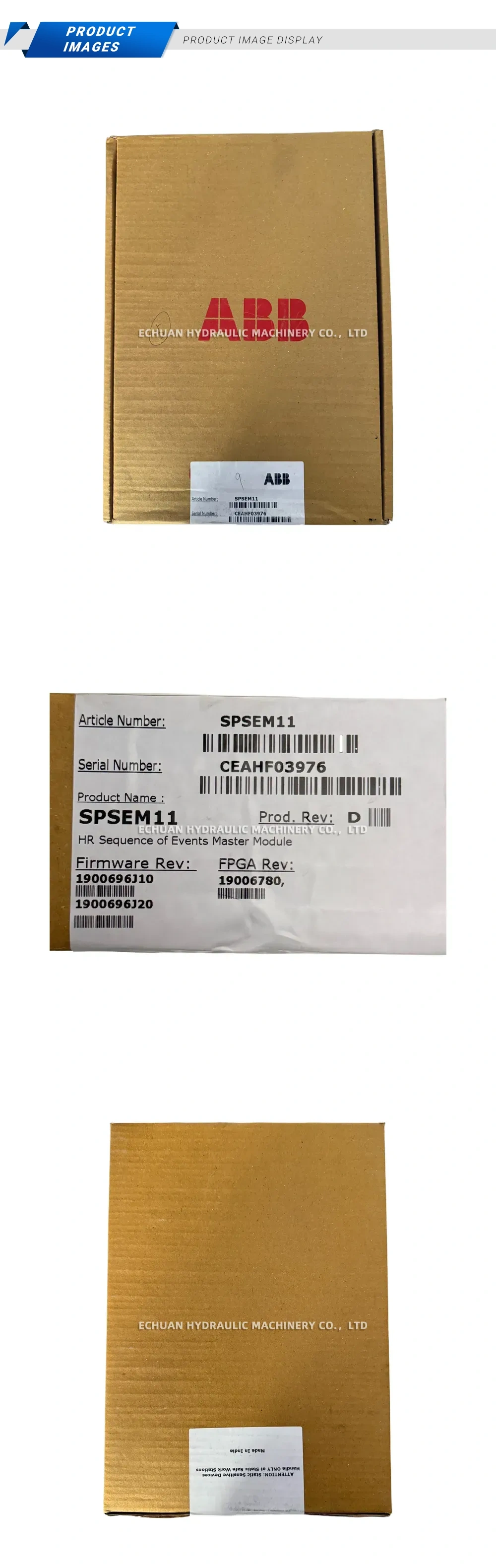 ABB SPSEM11 HR Sequence of Events Master Module Description