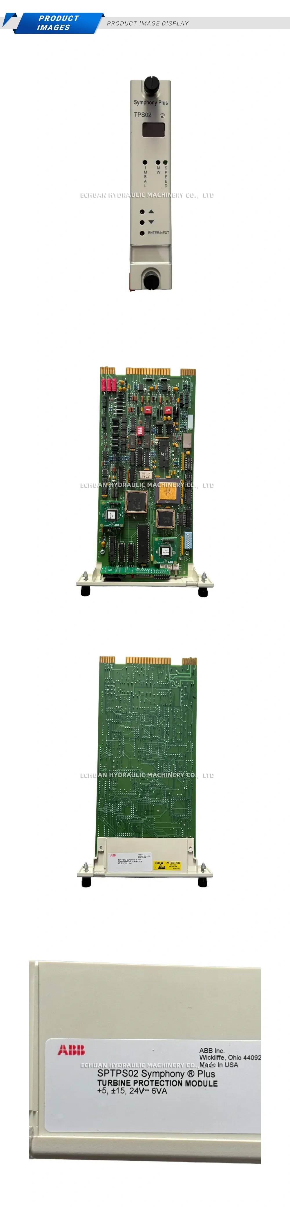 ABB SPTPS02 Turbine Protection Module Description