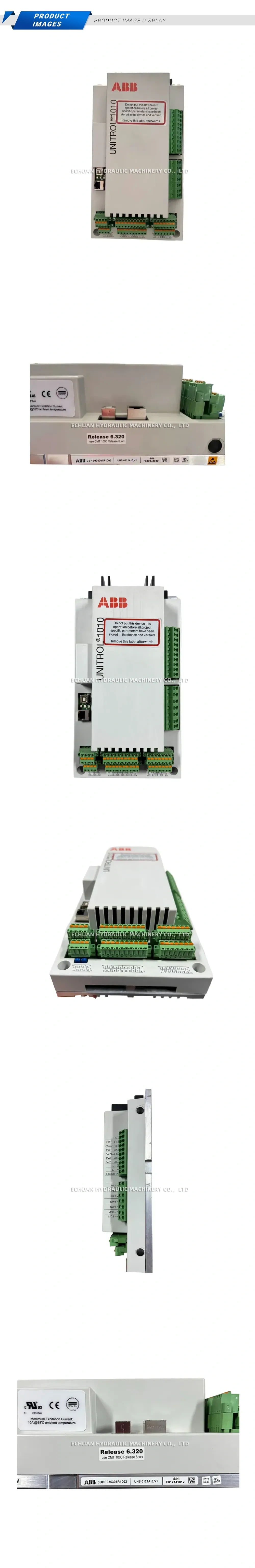 ABB UNITROL 1010 Excitation Controller Description