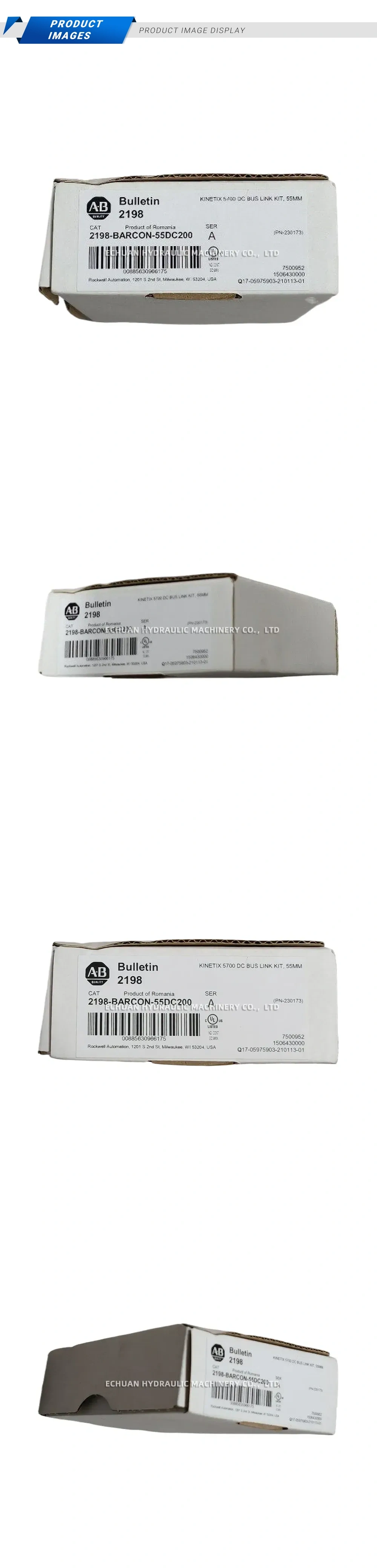 Allen-Bradley 2198-BARCON-55DC200 DC Bus Link Kit Description