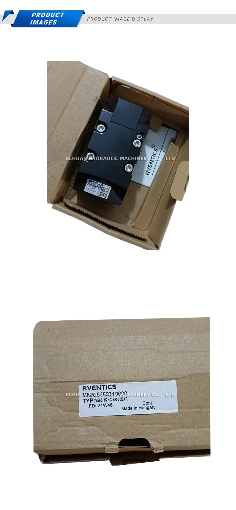 Aventics 5652310000 Pneumatic Valve Description