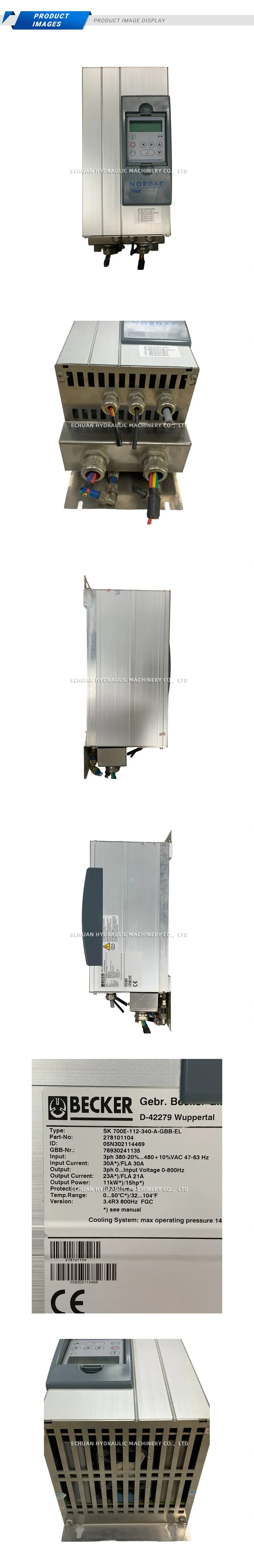 BECKER SK 700E-112-340-A-GBB-EL Frequency Inverter Description