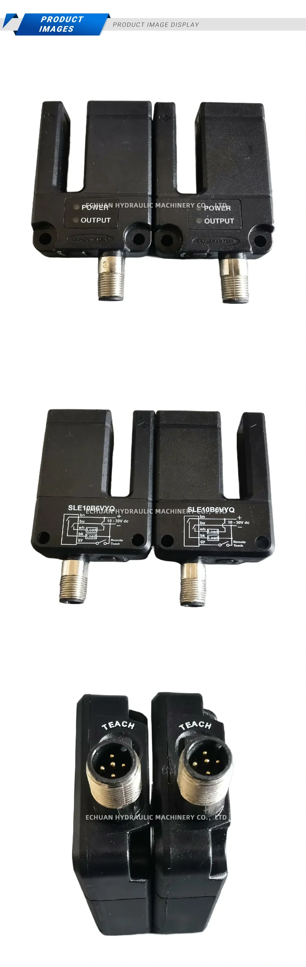 Banner SLE10B6VYQ Slot Photoelectric Sensor Description