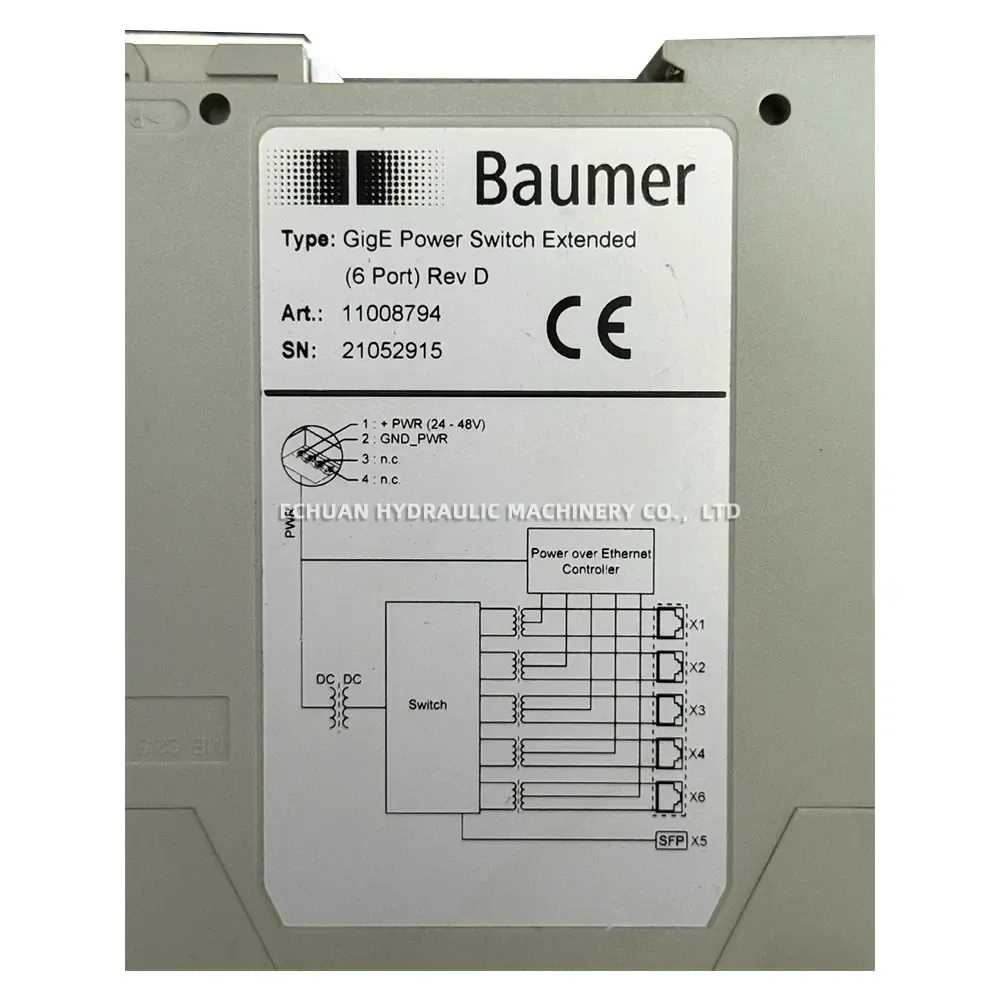 Baumer 11008794 GigE Power Switch Extended (6 Port)