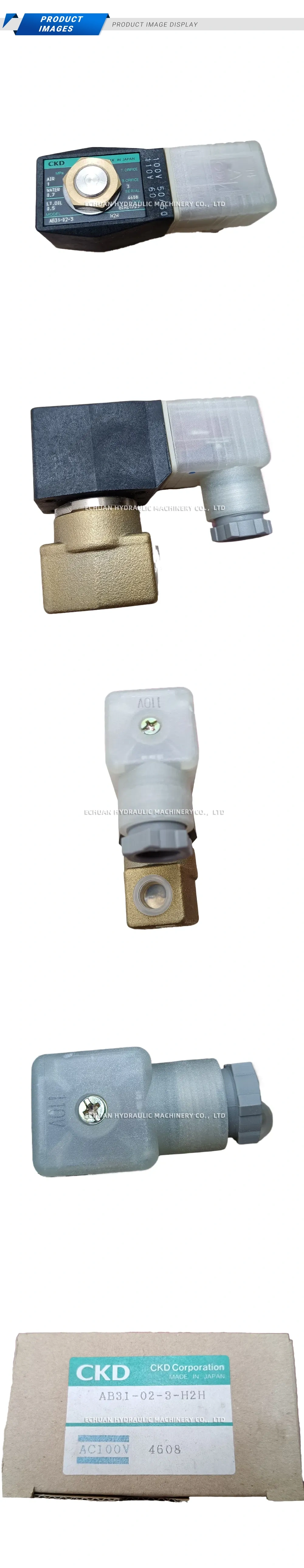 CKD AB31-02-3-H2H Solenoid Valve Description