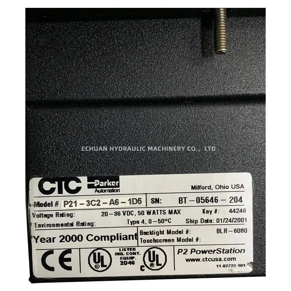 CTC Parker Automation P21-3C2-A6-1D5 Industrial Touchscreen Panel / HMI