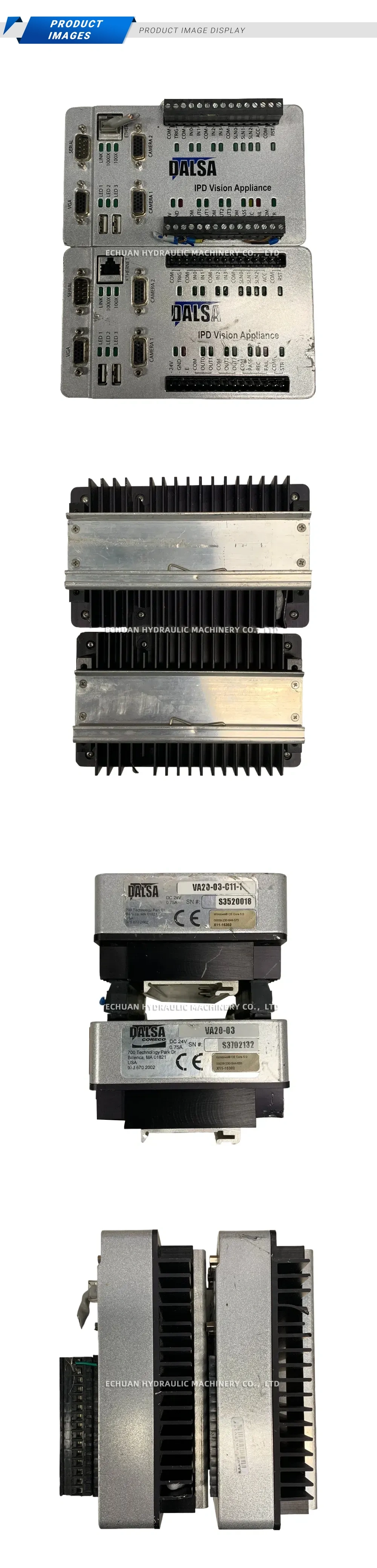 DALSA VA20-03-C11-1 / VA20-03 IPD Vision Appliance Description