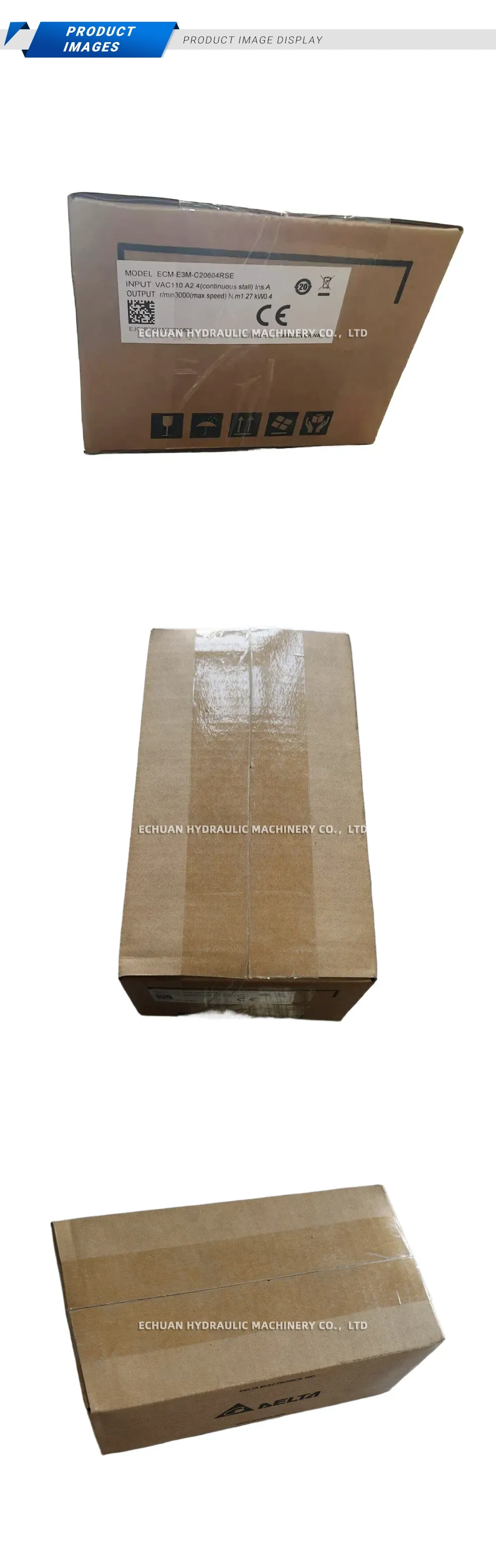 Delta ECM-E3M-C20604RSE AC Servo Motor Description