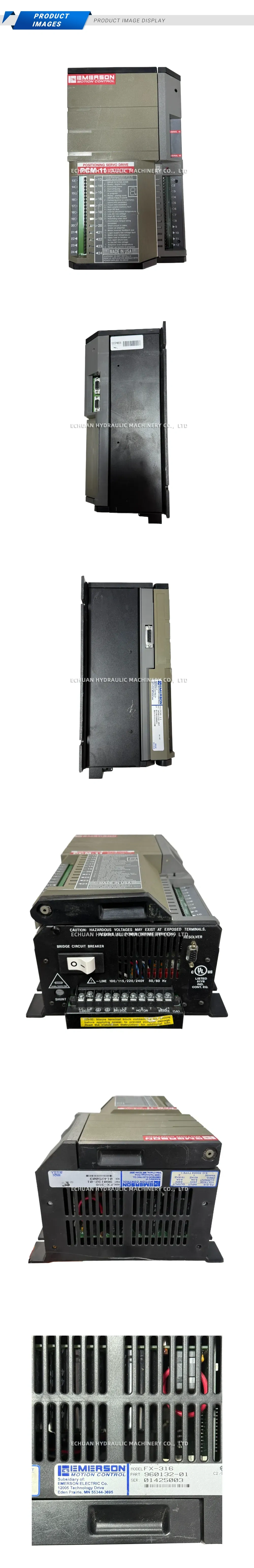 Emerson Motion Control PCM-11 / FX-316 Positioning Servo Drive with Motion Program Controller Description