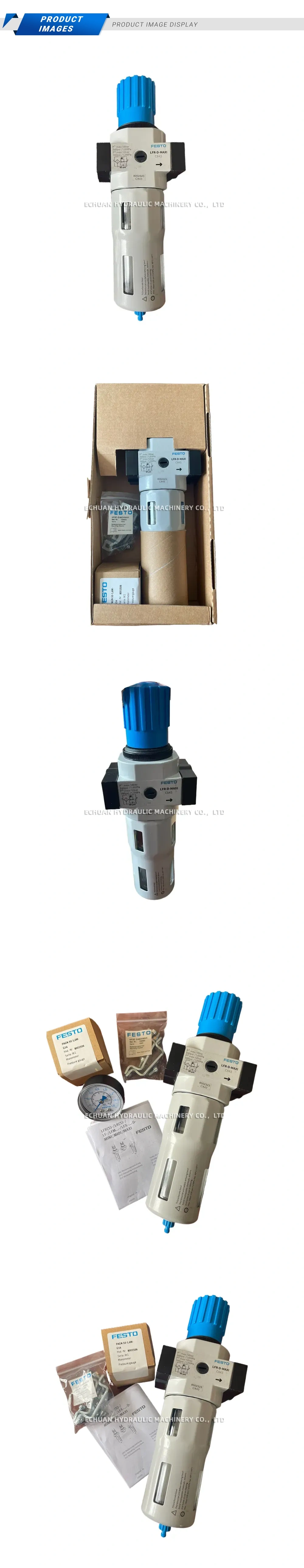 FESTO LFR-D-MAXI Pneumatic Filter Regulator Description