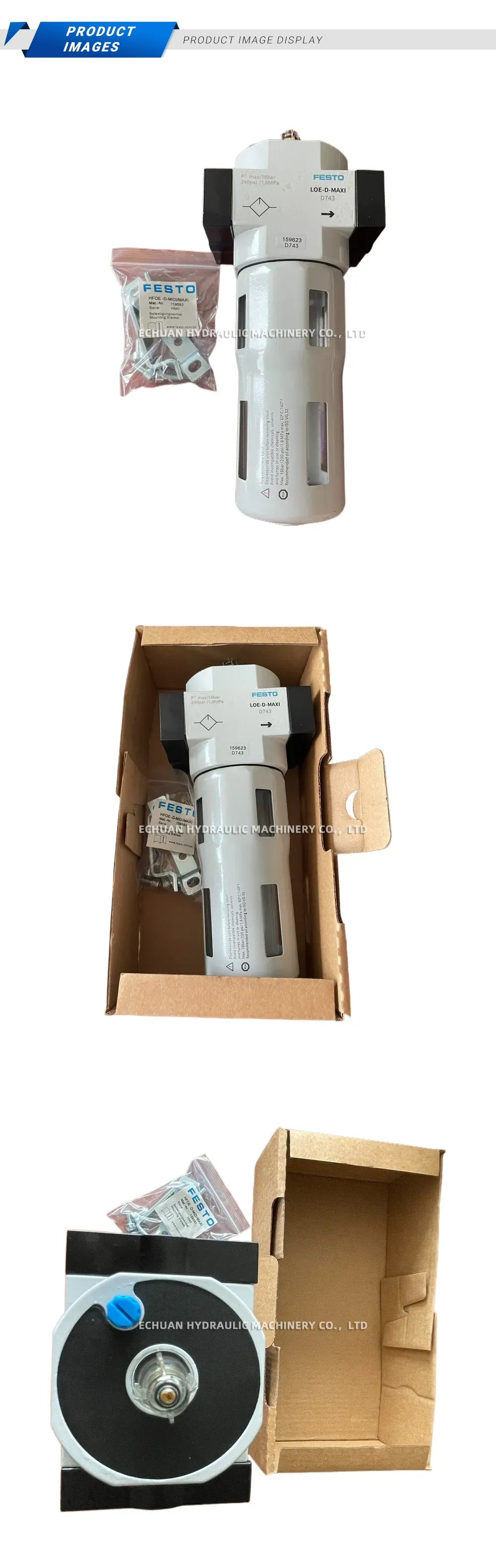 FESTO LOE-D-MAXI Oil Separator Description