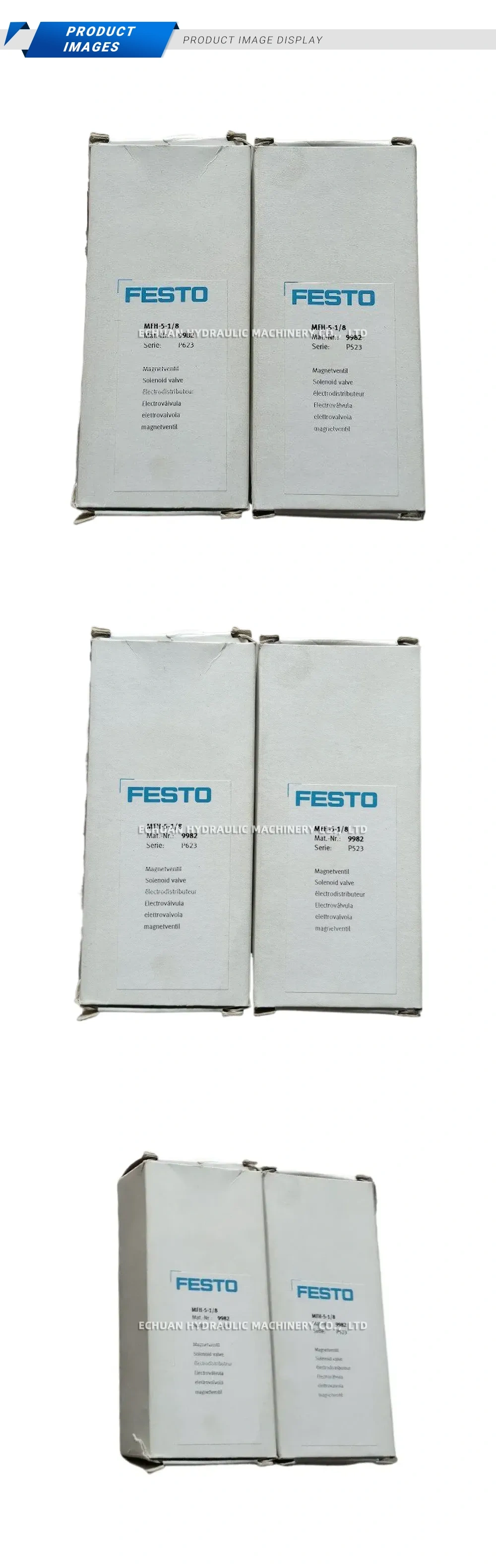 FESTO MFH-5-1/8 Solenoid Valve Description
