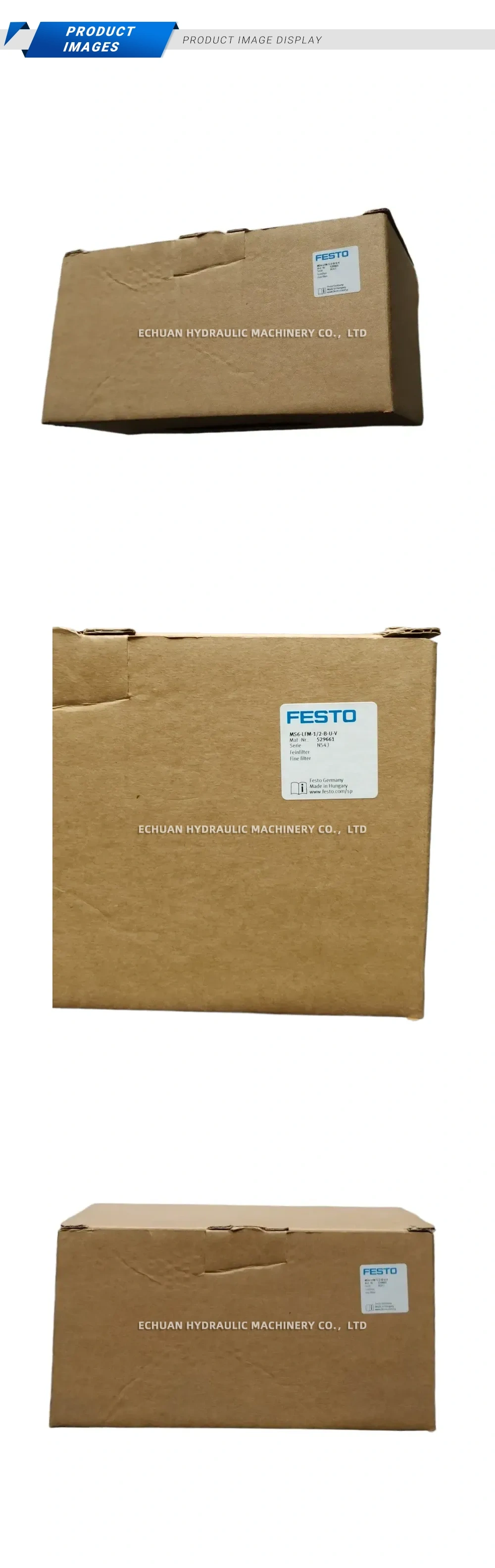 FESTO MS6-LFM-1/2-B-U-V Fine Filter Description