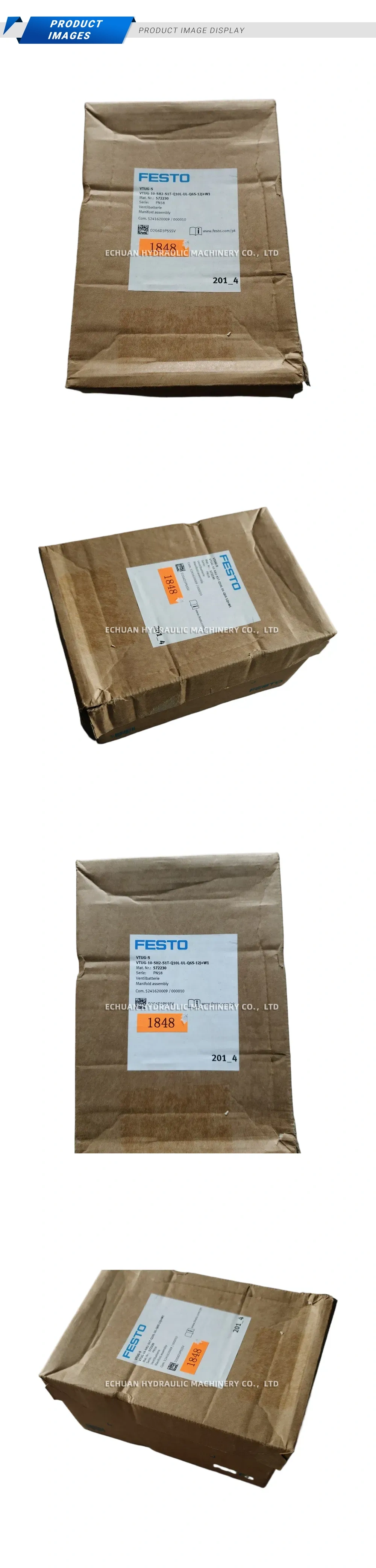 FESTO VTUG-10-SH2-S1T-Q10L-UL-Q6S-12J+W1 Manifold Assembly Description