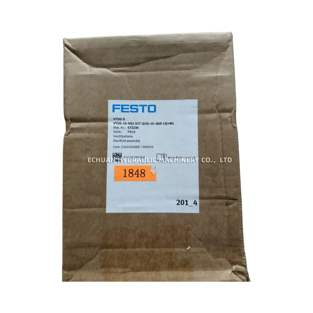 FESTO VTUG-10-SH2-S1T-Q10L-UL-Q6S-12J+W1 Manifold Assembly