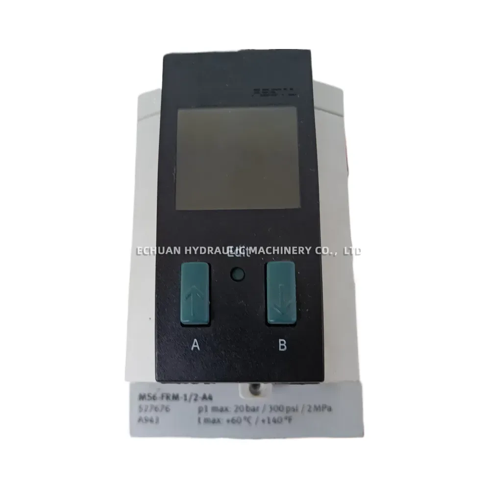 Festo MS6-FRM-1/2-A4 Pneumatic Pressure Regulator with Flow Control