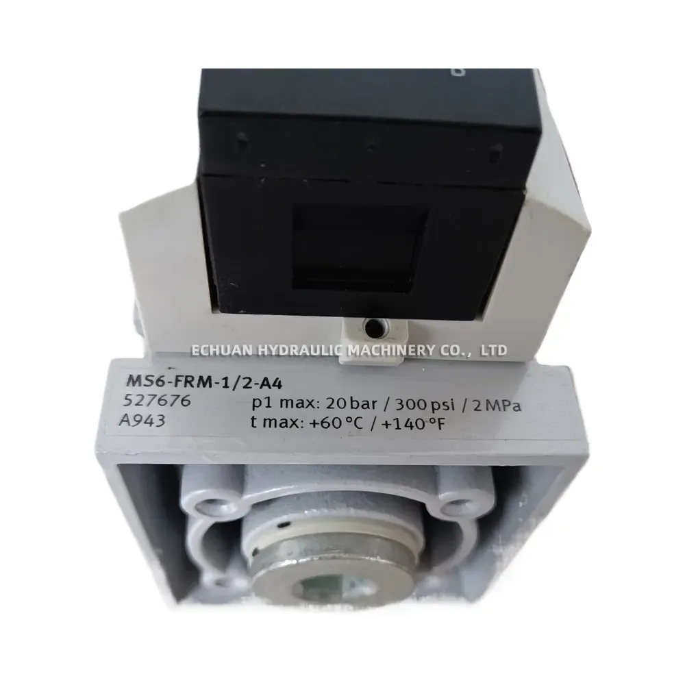 Festo MS6-FRM-1/2-A4 Pneumatic Pressure Regulator with Flow Control
