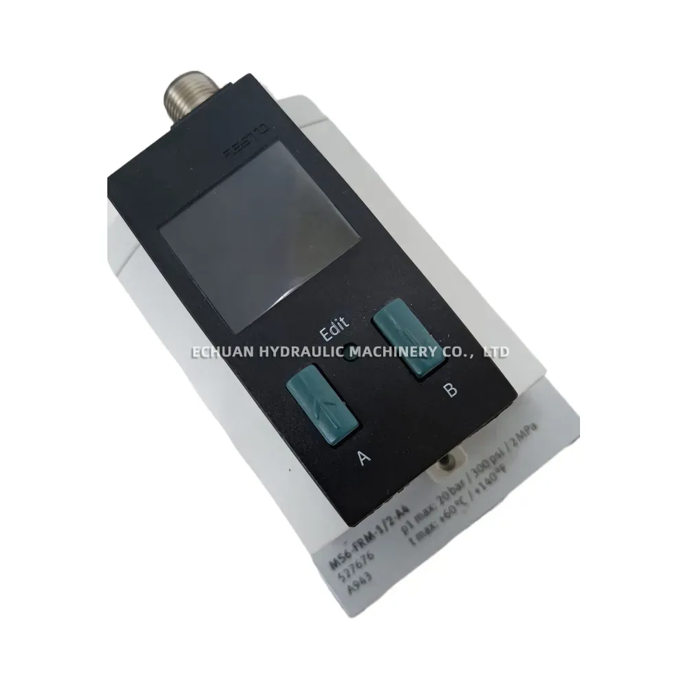 Festo MS6-FRM-1/2-A4 Pneumatic Pressure Regulator with Flow Control
