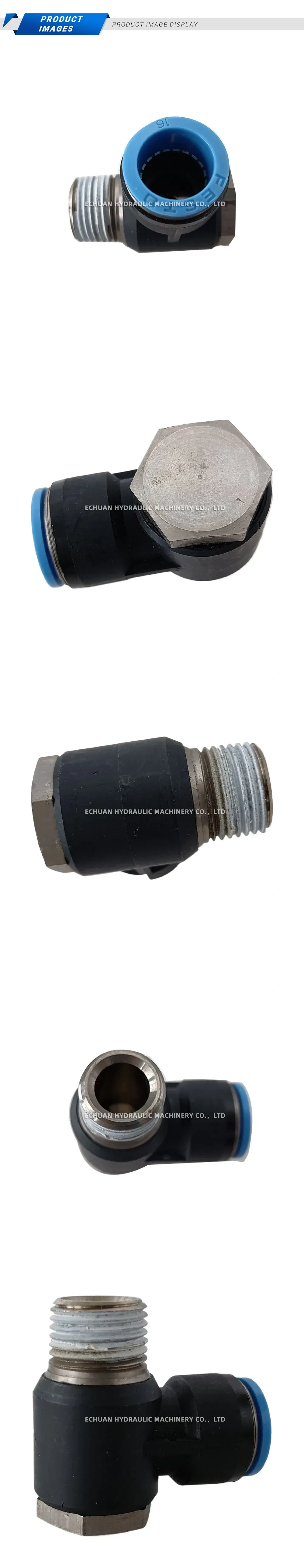 Festo Pneumatic Male Elbow Push-in Fitting Description