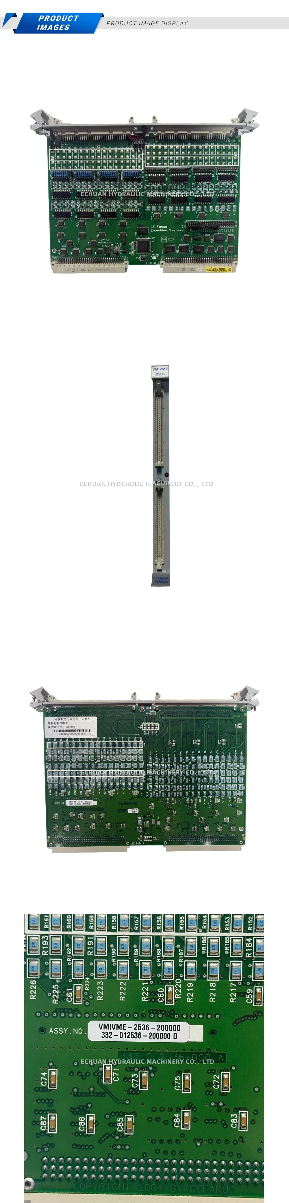 GE Fanuc VMIVME-2536-200000 VMEbus Interface Module Description