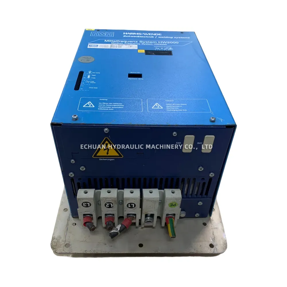 HARMS+WENDE HWI2808L IQR 1331 Medium Frequency Welding System
