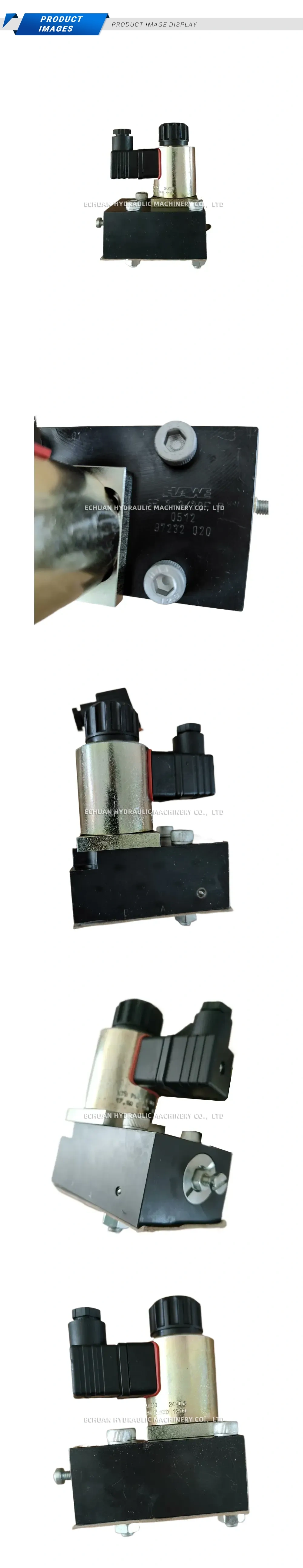 HAWE SE 2-3/30F P Solenoid Operated Hydraulic Shut-off Valve Description