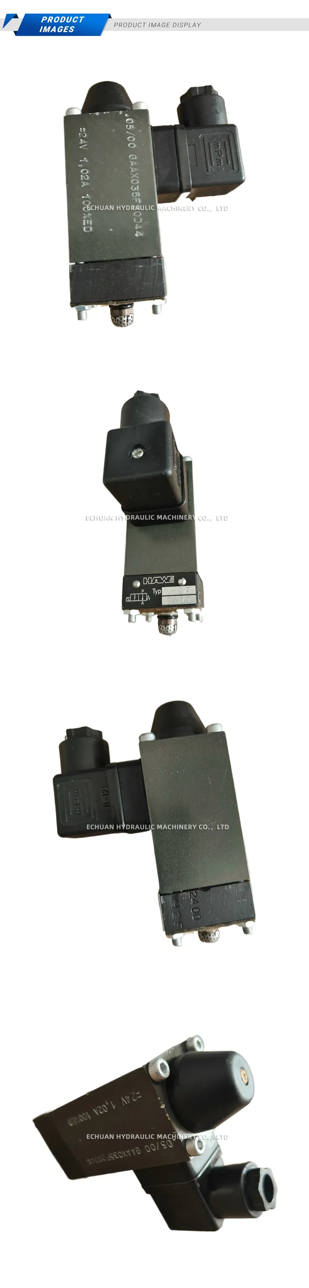 HAWE WH 2 F Solenoid Directional Control Valve Description