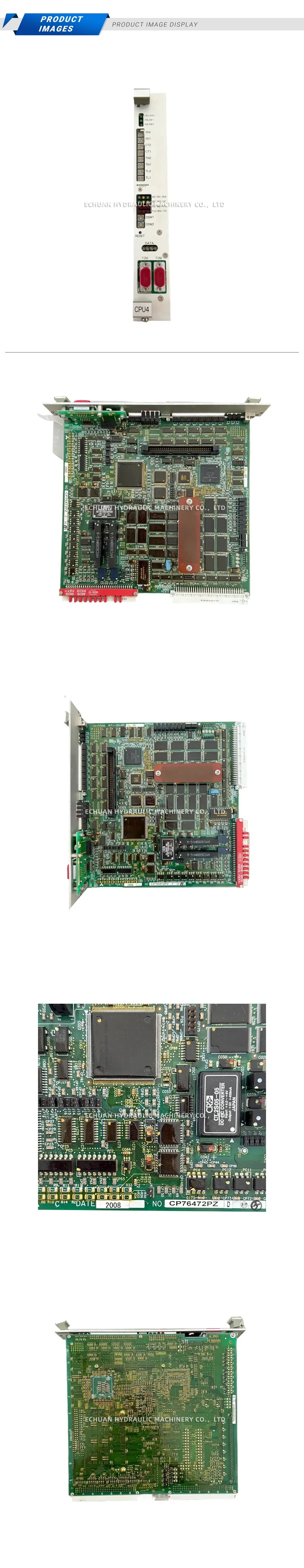 Hitachi CPU4 (CP76472PZ) Elevator Control Circuit Board Description