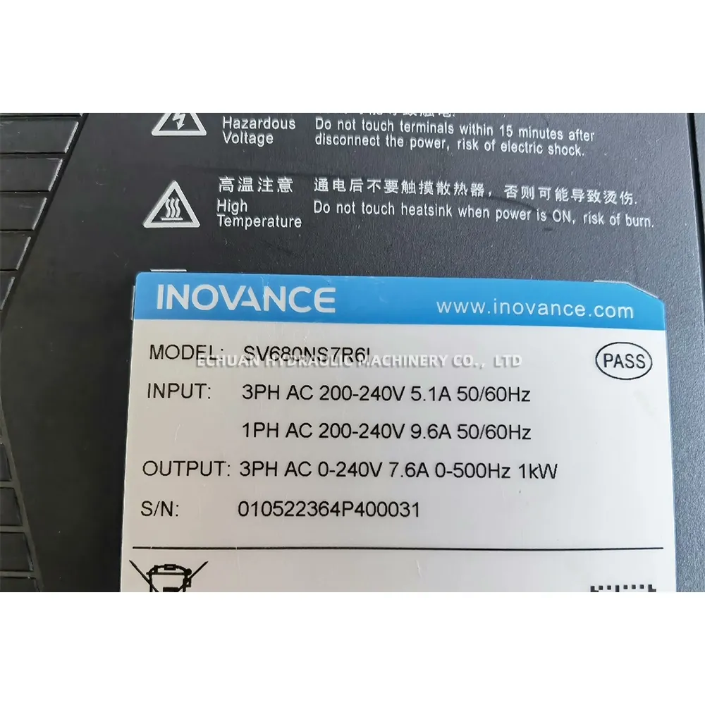 Inovance SV680NS7R6I AC Servo Drive