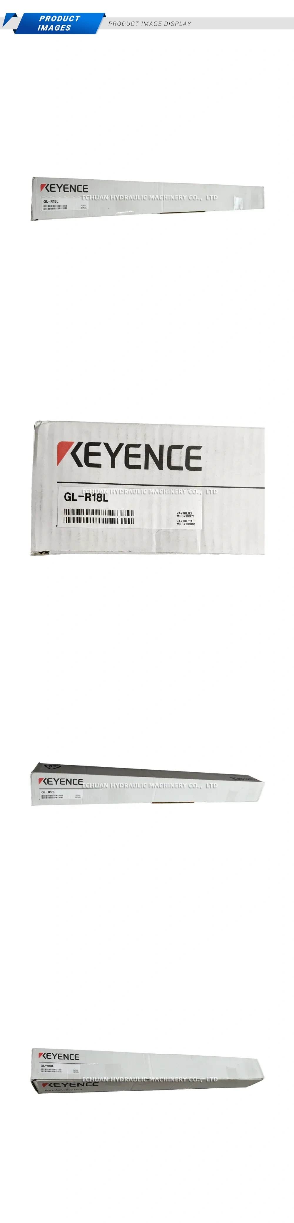 KEYENCE GL-R18L Safety Light Curtain Receiver Description