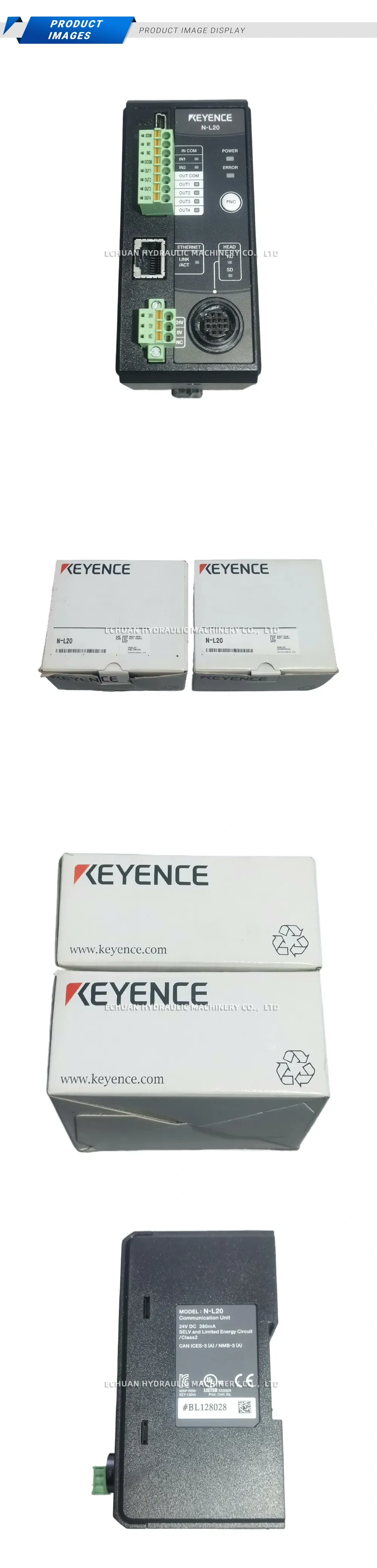 KEYENCE N-L20 Communication Unit Description