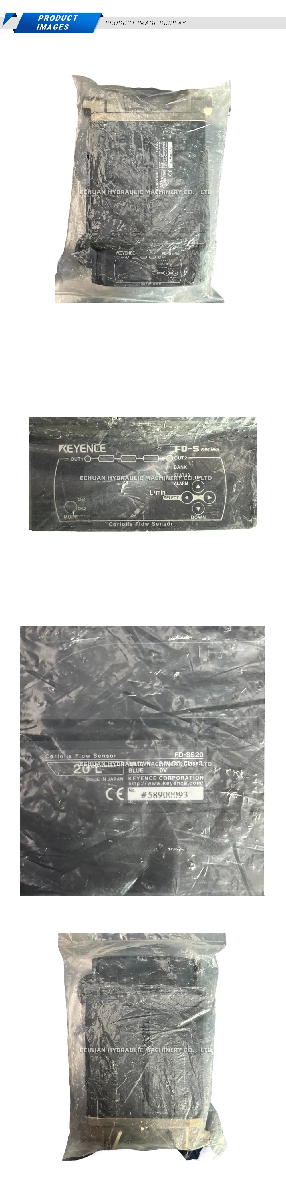 Keyence FD-SS20 Coriolis Flow Sensor Description