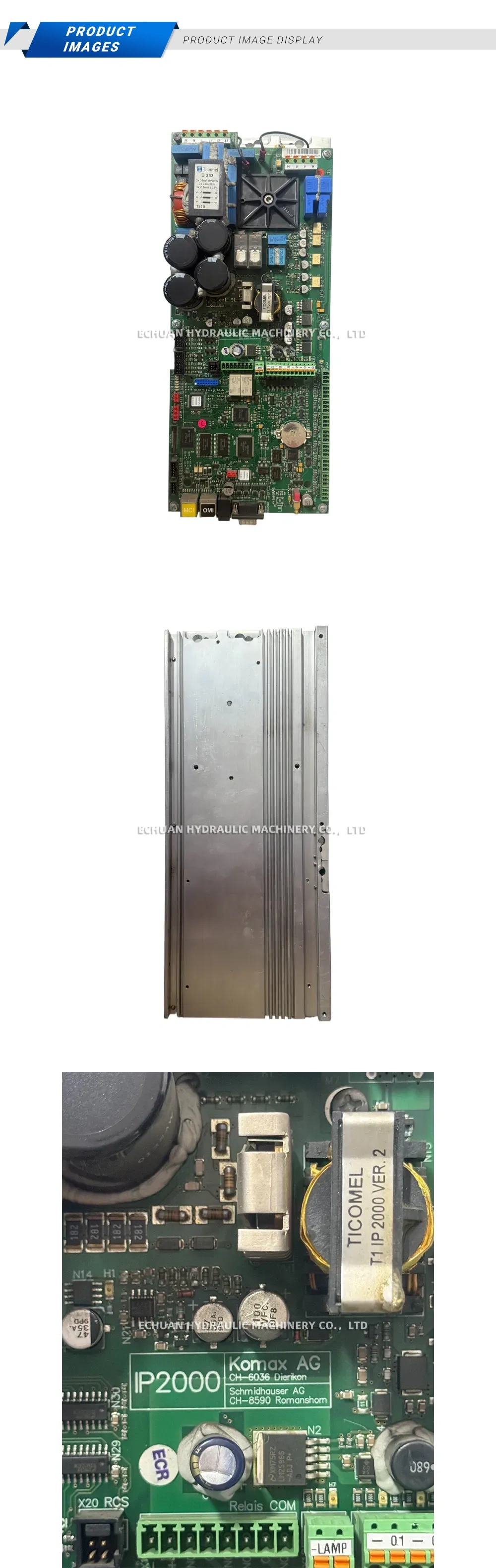 Komax IP2000 Industrial Control Board Description