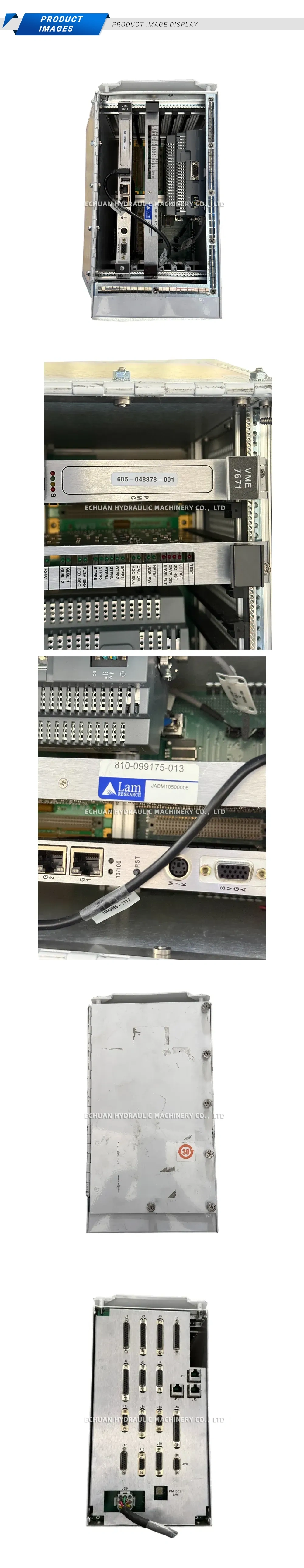 Lam Research VME 7671 VME Chassis Assembly with Controller Modules Description