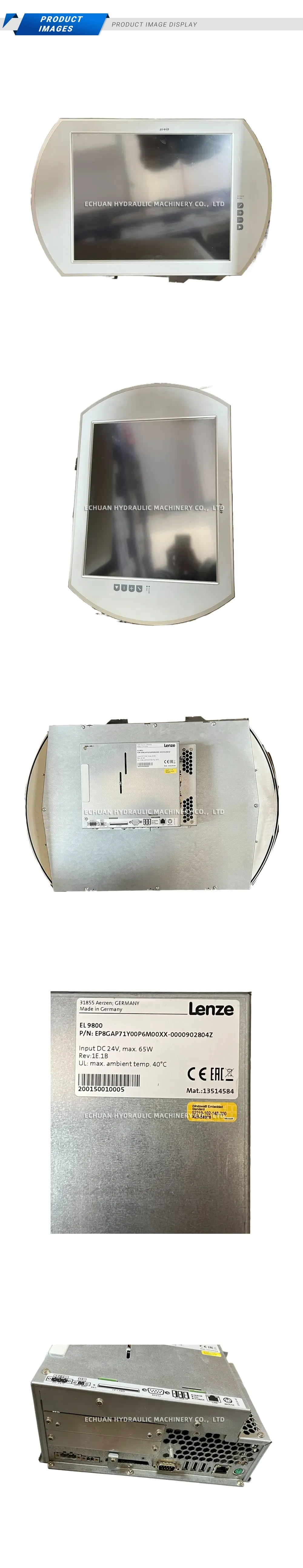 Lenze EL 9800 EP8GAP71Y00P6M00XX-0000902804Z Industrial Panel PC Description