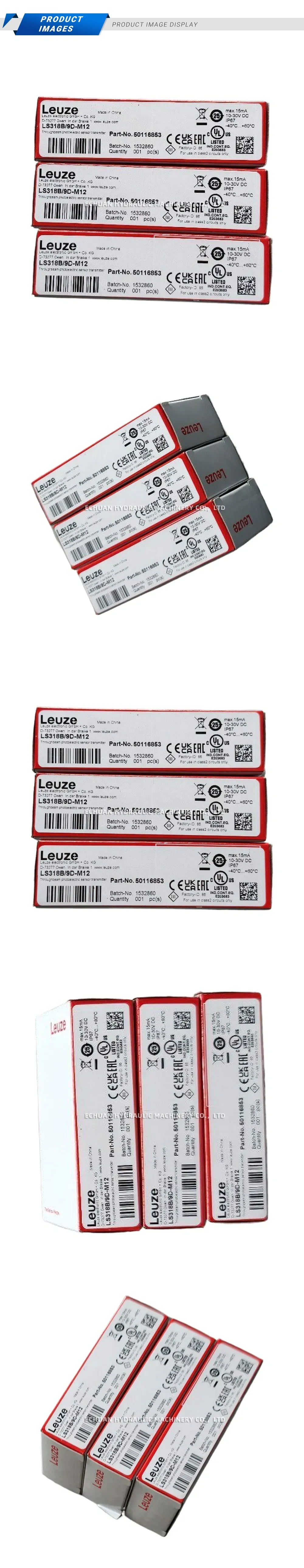 Leuze LS318B/9D-M12 Throughbeam photoelectric sensor transmitter Description