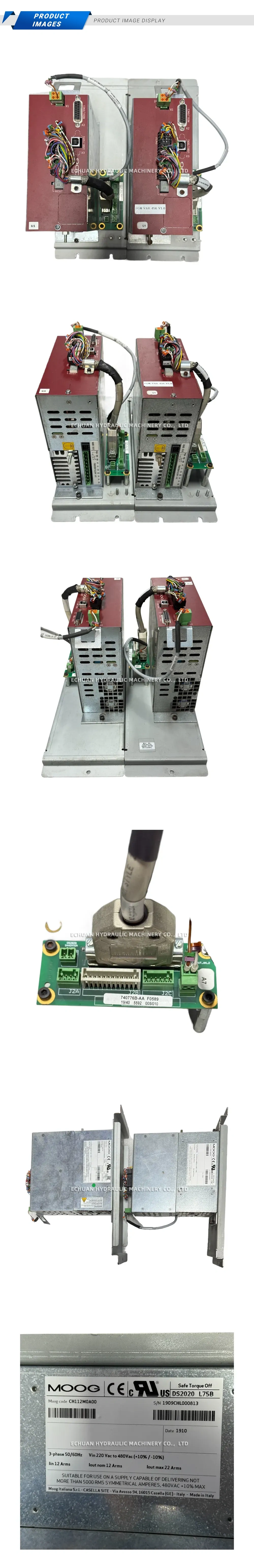 MOOG DS2020 L75B Servo Drive Description