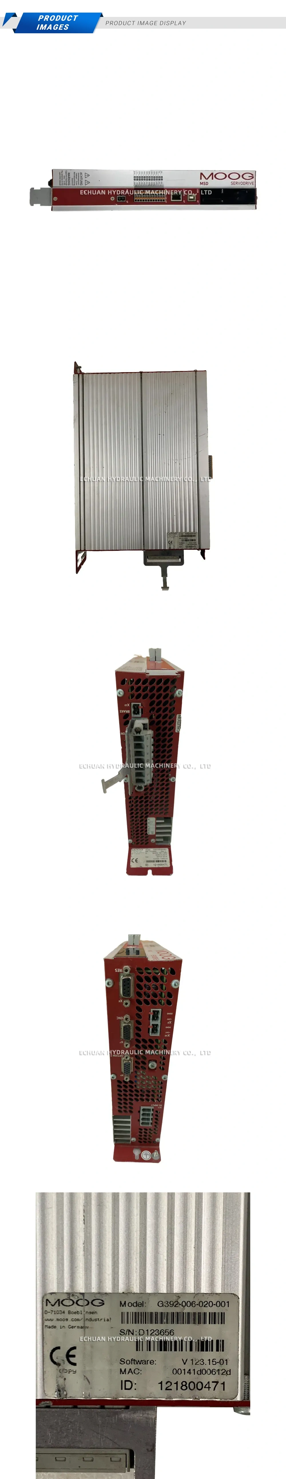 MOOG G392-006-020-001 MSD Servo Drive Description