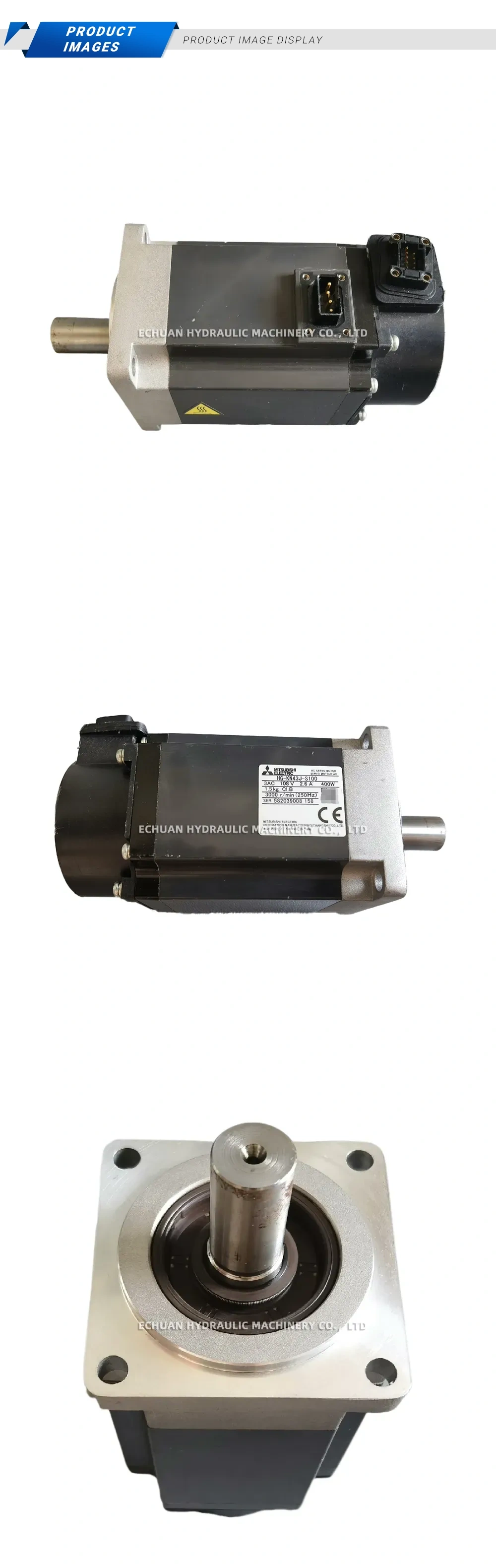 Mitsubishi Electric HG-KN43J-S100 AC Servo Motor Description