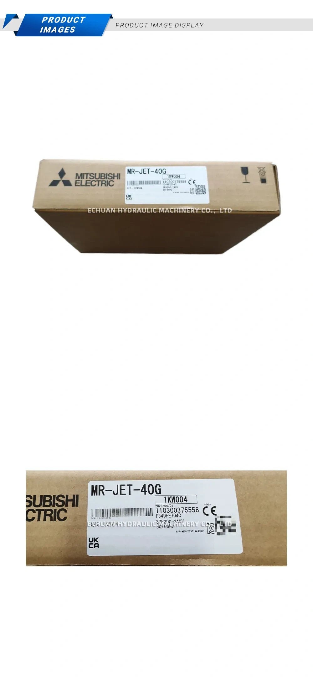 Mitsubishi Electric MR-JET-40G AC Servo Amplifier Description