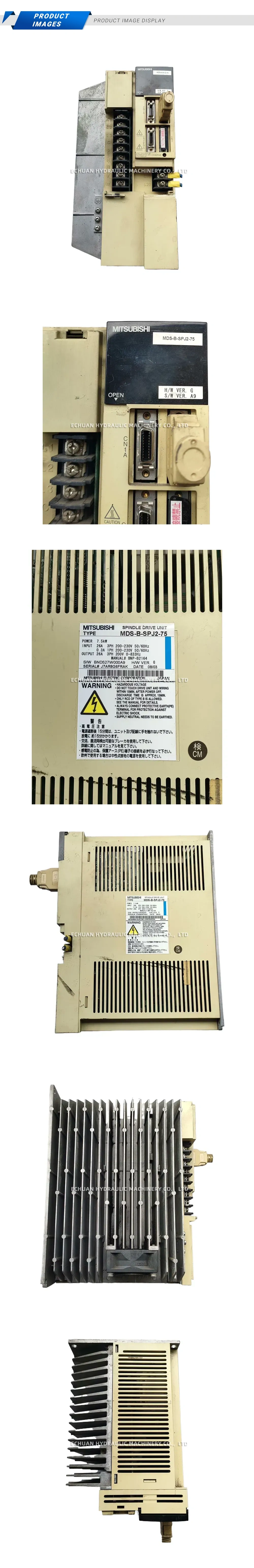 Mitsubishi MDS-B-SPJ2-75 Spindle Drive Unit Description
