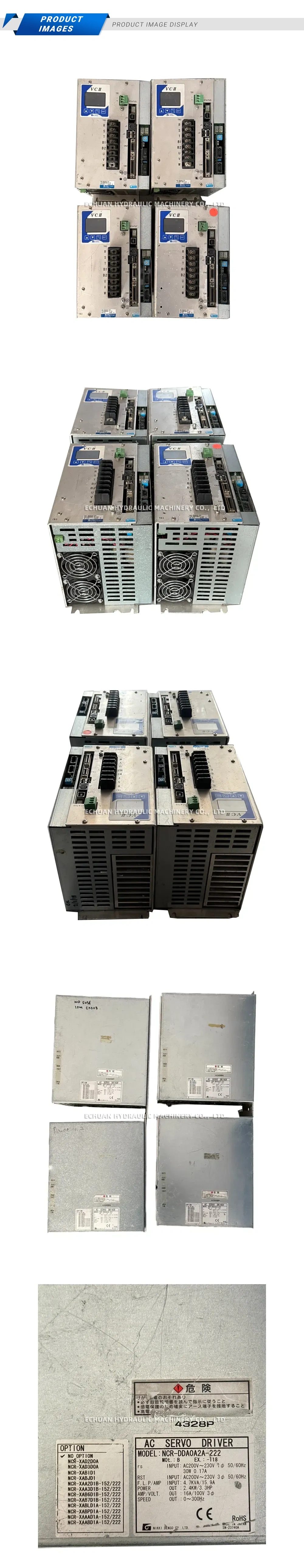 Nikki Denso NCR-DDA0A2A-222 AC Servo Driver Description