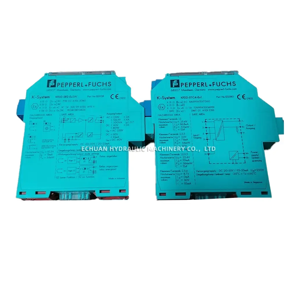 PEPPERL+FUCHS KFD2-SR2-Ex1.W / KFD2-STC4-Ex1 Intrinsic Safety Barrier / Signal Isolator