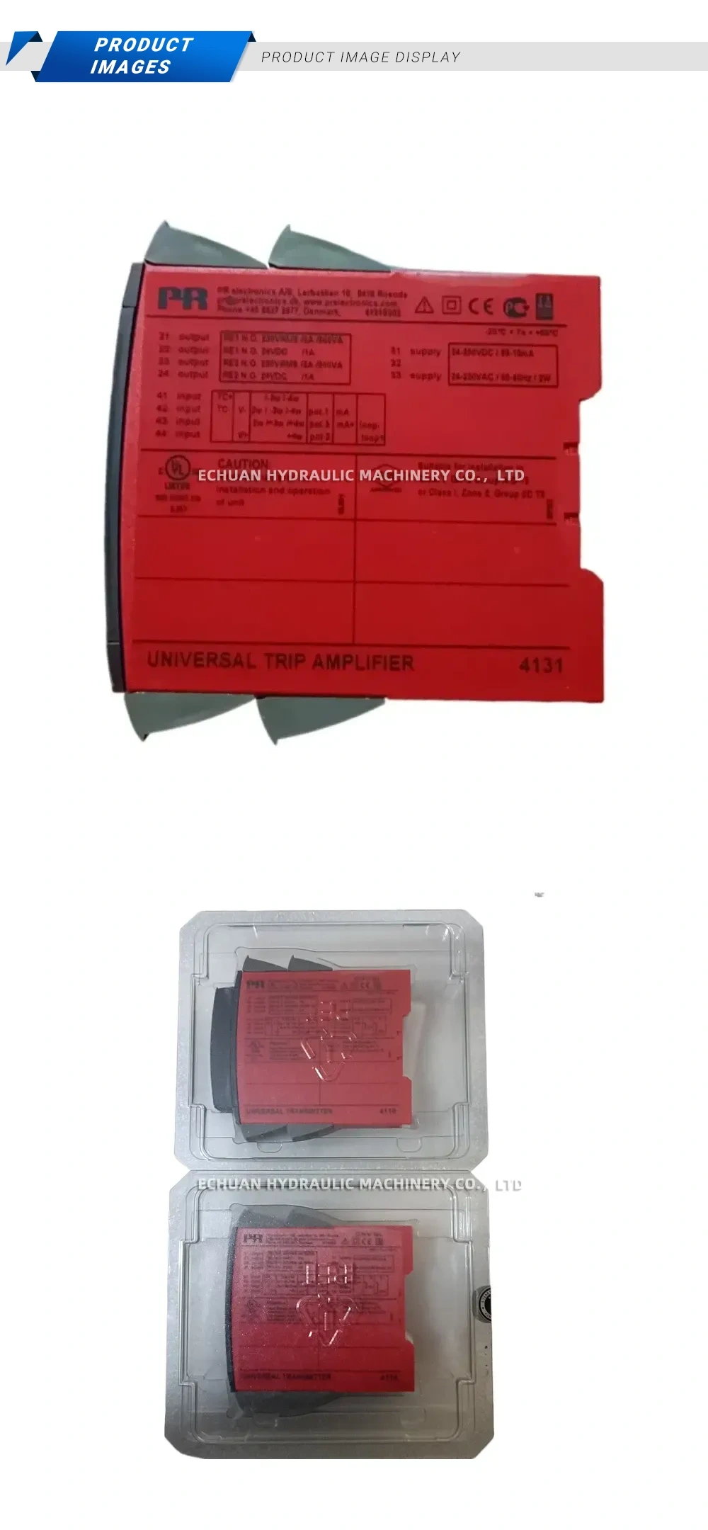 PR electronics 4131 Universal Trip Amplifier Description