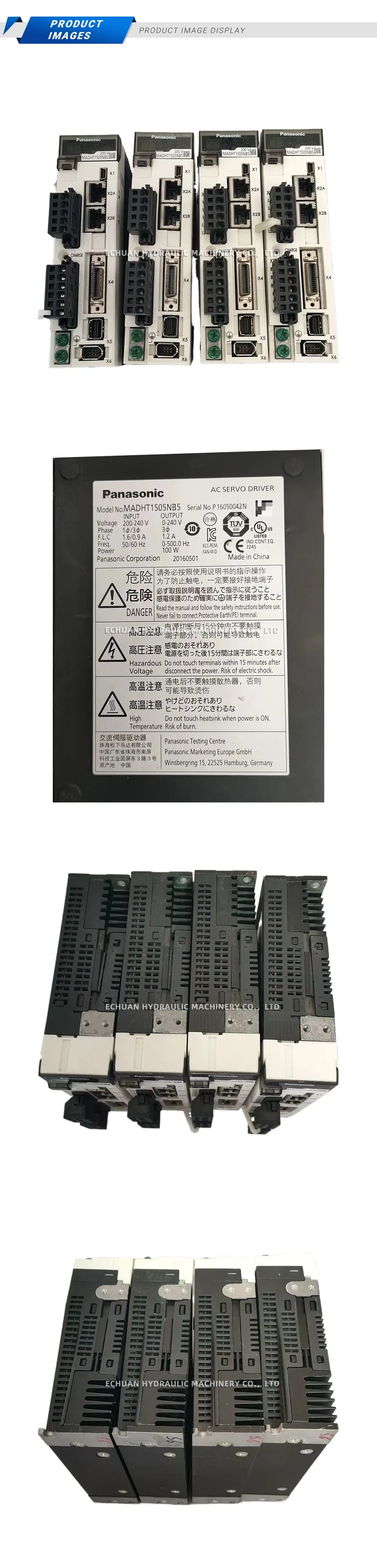 Panasonic MADHT1505NB5 AC Servo Driver Description