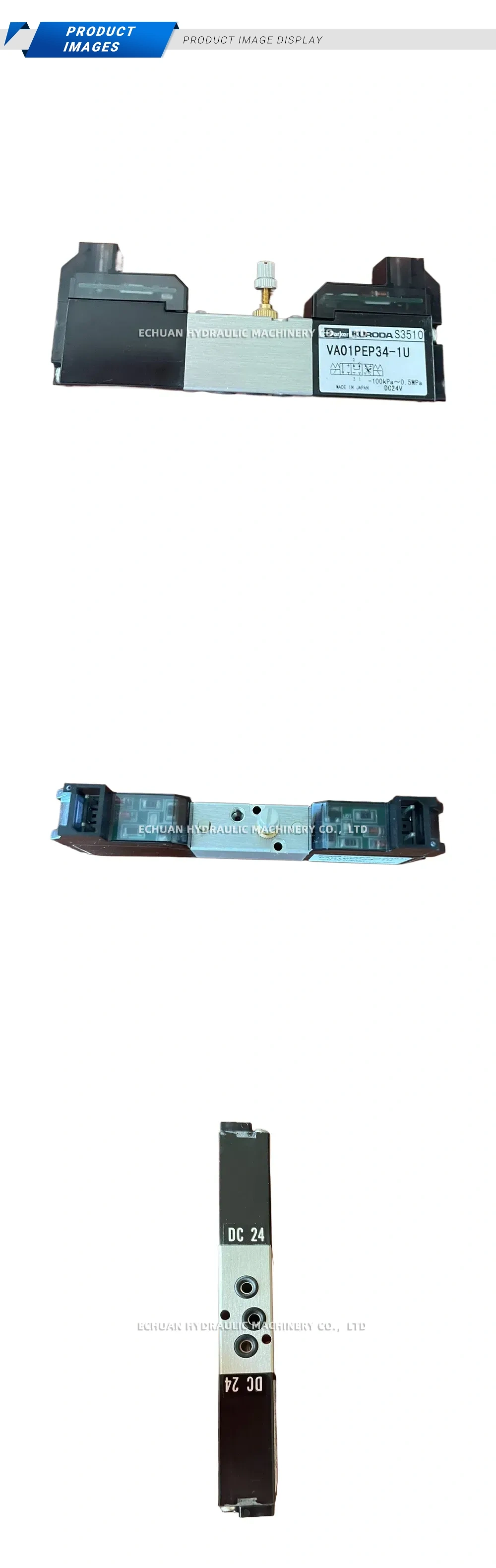 Parker KURODA VA01PEP34-1U Pneumatic Solenoid Valve Description